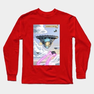 Arriving at Kerethius - one of the three Elevated Cities Long Sleeve T-Shirt